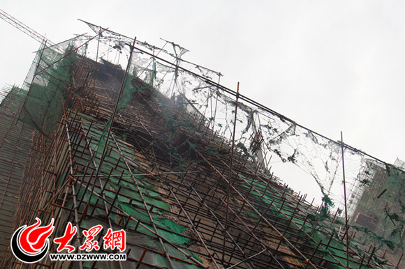 樓層著火后的景象 樓層著火后的景象